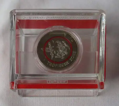 5 Euro Münze Tropische Zone 2017 G Polierte Platte PP Spiegelglanz (102621)