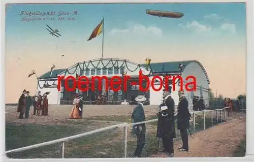 80373 Ak Flugstützpunkt Gera Reuss eingeweiht am 26.10.1913