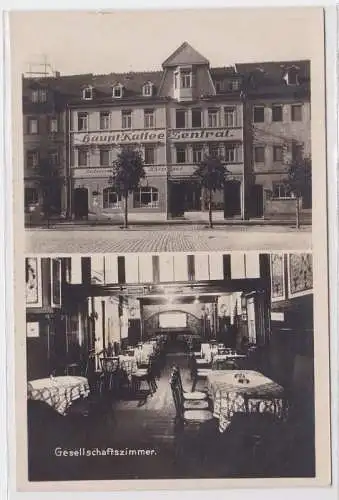 84287 Mehrbild Ak Ronneburg Haupt-Kaffee Central 1928