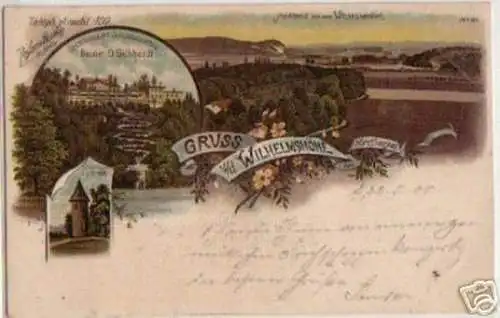 04026 Ak Lithographie Gruß aus Nordhausen 1900