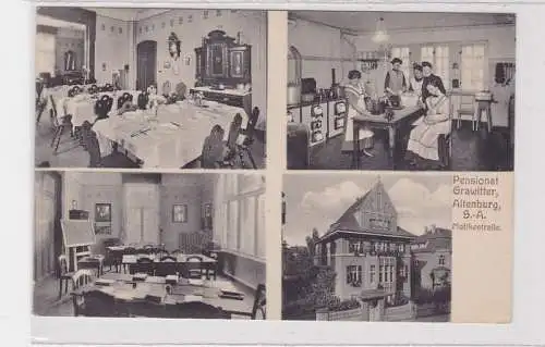 91265 Mehrbild Ak Altenburg S.-A. Pensionat Grawitter Moltkestrasse um 1910