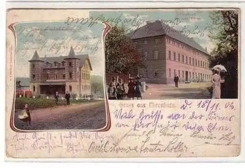 55163 Mehrbild Ak Gruss aus Ehrenhain Gasthof / Restaurant Bergschlösschen 1906