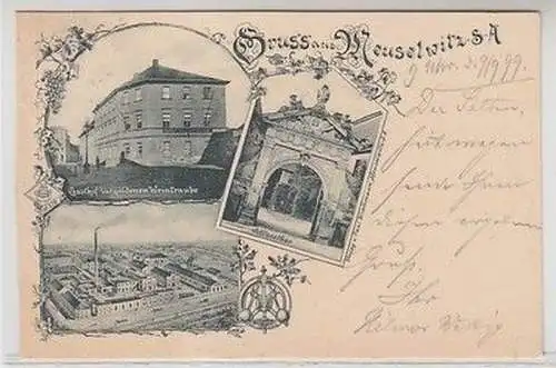 59481 Mehrbild Ak Gruß aus Meuselwitz Sachsen Altenburg 1899