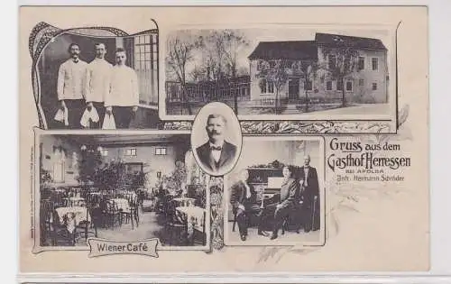 80422 Mehrbild Ak Gruß aus dem Gasthof Herressen bei Apolda 1917