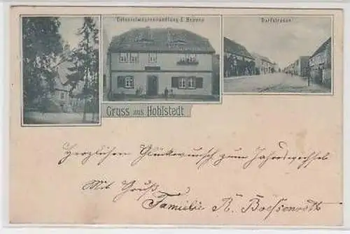 42209 Ak Gruss aus Hohlstedt Colonialwarenhandlung 1901