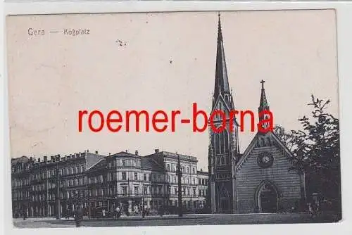 82812 Ak Gera Roßplatz 1924