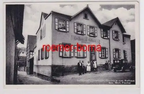 51191 Foto Ak Luftkurort Dörrenbach Gasthaus zum Rathaus 1938