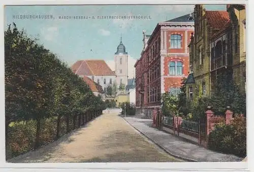 70248 Feldpost Ak Hildburghausen Maschinenbau- und Elektrotechnikerschule 1916