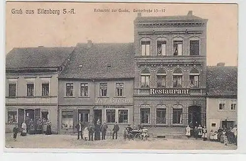 62712 AK Eisenberg Sachsen-Altenburg, Restaurant zur Gucke Geraerstr. 15-17 1909