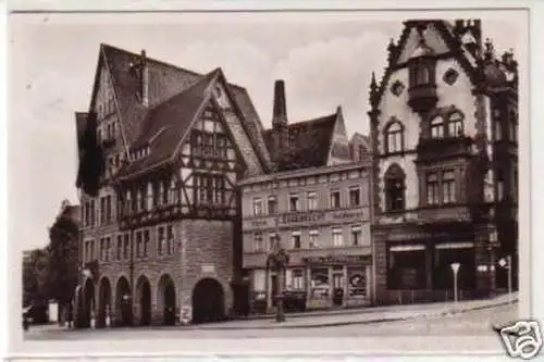 30401 Ak Nordhausen Kornmarkt Geschäft Eggebrecht 1937