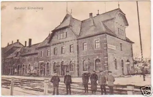 21384 Ak Bahnhof Eichenberg in Thüringen 1918