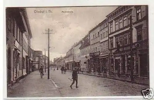 33123 Ak Ohrdruf in Thüringen Marktstrasse 1925