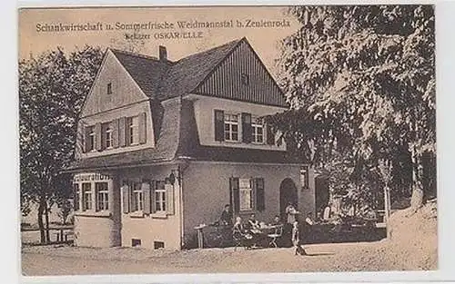 63914 Ak Schankwirtschaft & Sommerfrische Weidmannstal bei Zeulenroda 1925