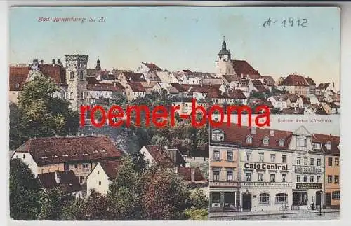 82656 Mehrbild Ak Bad Ronneburg S.-A. Café Central um 1920