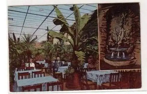 49872 Ak Gera Café Palmengarten um 1910