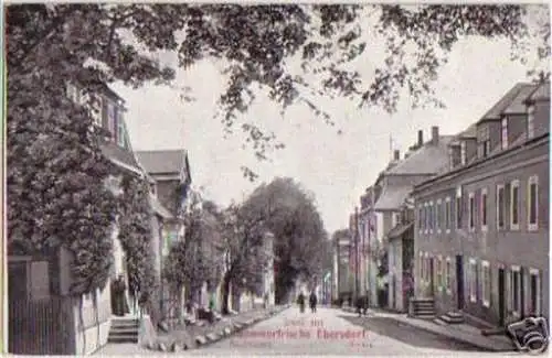 14567 Ak Gruß aus Ebersdorf Reuss Hauptstrasse um 1910