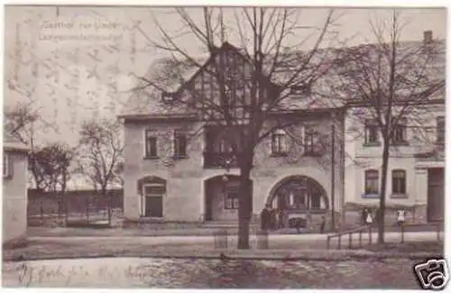 23350 Ak Langenwolschendorf "Gasthof zur Linde" 1911