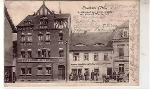 43083 Ak Neustadt Orla Restaurant zur guten Quelle 1907