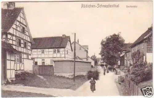 23379 Ak Rödichen Schnepfenthal Dorfstraße 1909