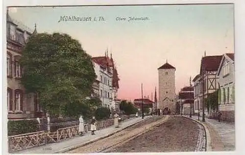 37580 Ak Mühlhausen i. Th. obere Johannisstraße 1908