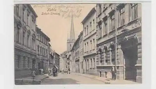 39786 Ak Kahla Schuh Straße Hotel zum Löwen 1909