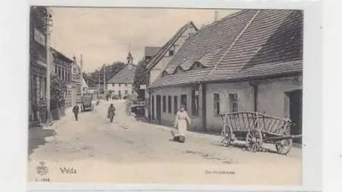 37019 Ak Weida Bahnhofstraße um 1910