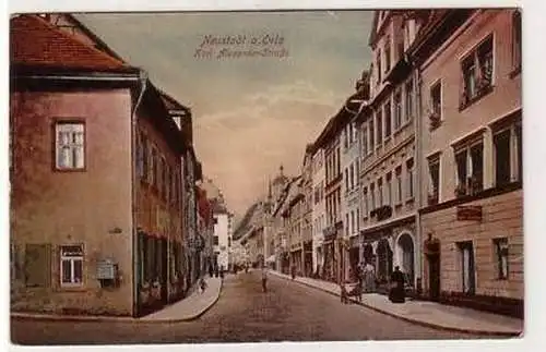 41125 Ak Neustadt (Orla) Karl Alexander Strasse um 1920