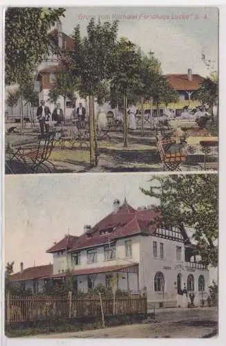 78900 Ak Gruß vom Kurhotel Forsthaus Lucka S.-A. 1915