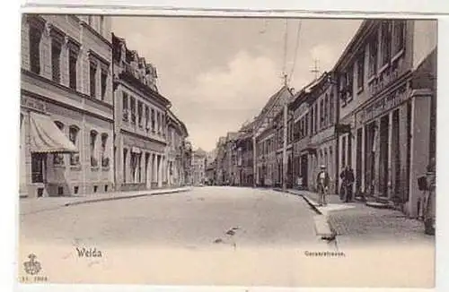 36995 Ak Weida Geraerstraße um 1910