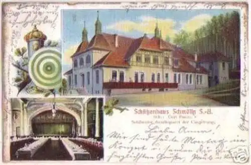 08927 Mehrbild Ak Schützenhaus Schmölln S.-A. 1904