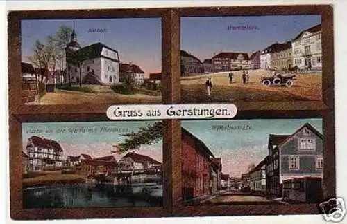 32953 Mehrbild Ak Gruß aus Gerstungen 1917