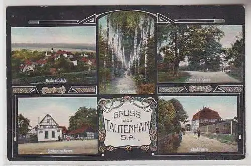 67206 Mehrbild Ak Gruß aus Tautenhain S.-A. 1910