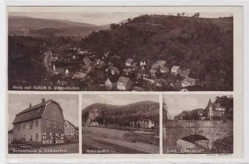 53180 Mehrbild Ak Gruß aus Asbach bei Schmalkalden um 1940