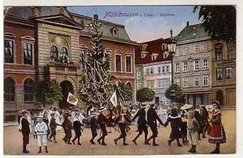 37522 Ak Mühlhausen in Thüringen Kirmes 1919