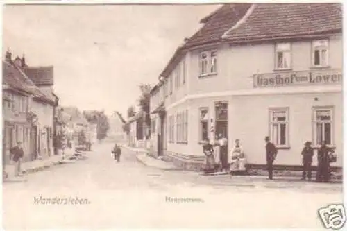 29748 Ak Wandersleben Hauptstraße mit gasthof 1904