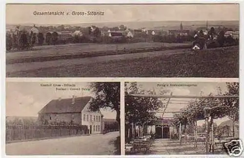 28106 Feldpost Ak Gross Stöbnitz Gasthof usw. 1916