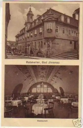 14624 Mehrbild Ak Bad Ilmenau Ratskeller um 1920