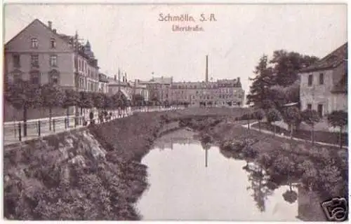 04607 Ak Schmölln S.-A. Uferstrasse 1925