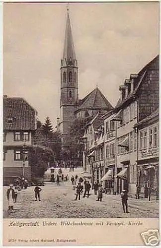 07763 Ak Heiligenstadt untere Wilhelmstrasse um 1900