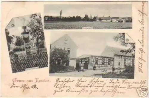 17620 Mehrbild-Ak Gruss aus Kesslar Gasthof usw. 1902