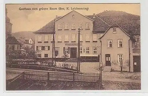 65771 Ak Uhlstädt an der Saale Gasthaus zum grünen Baum 1936