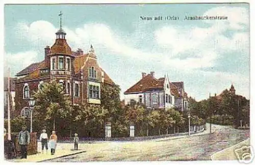 14004 Ak Neustadt Orla Arnshauckerstrasse um 1910