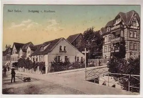 56947 Ak Bad Sulza Aufgang zum Kurhaus um 1910