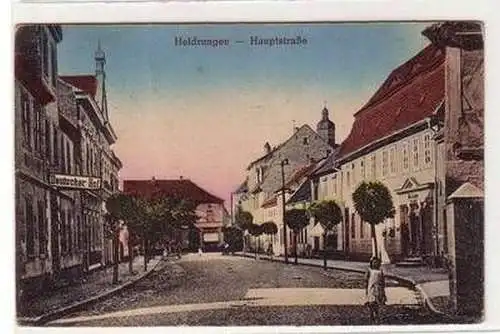 56842 Ak Heldrungen Hauptstrasse Gasthaus Deutscher Hof um 1915