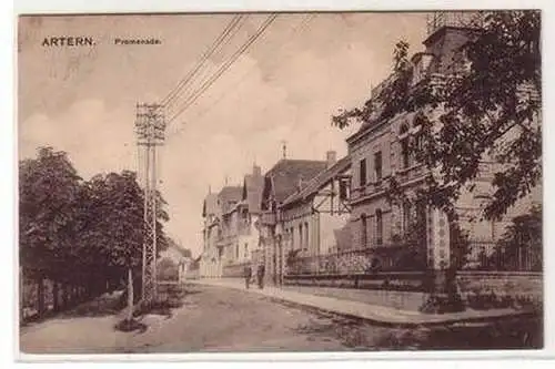 56660 Feldpost Ak Artern Promenade 1916