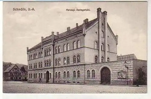 37513 Ak Schmölln S.A. Herzogl. Amtsgericht 1926