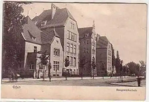 38264 Ak Erfurt Baugewerkschule 1905