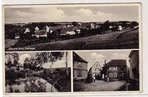 42229 Ak Gruß aus Gerega in Thüringen Gasthof 1937