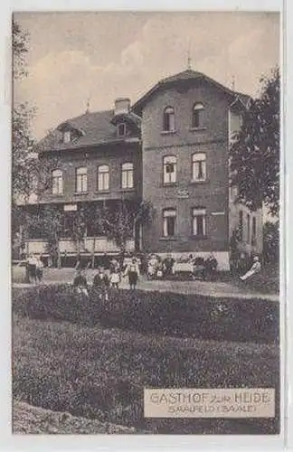 46521 Ak Saalfeld (Saale) Gasthof zur Heide um 1910