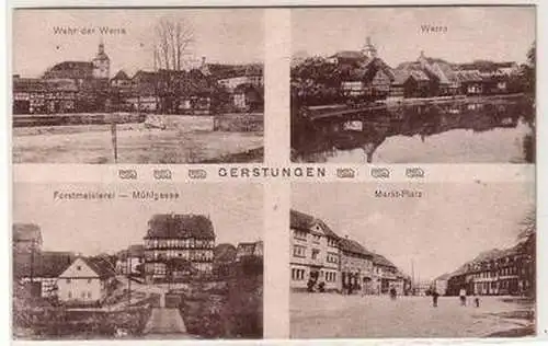 52263 Mehrbild Ak Gerstungen Mühlgasse usw. 1942